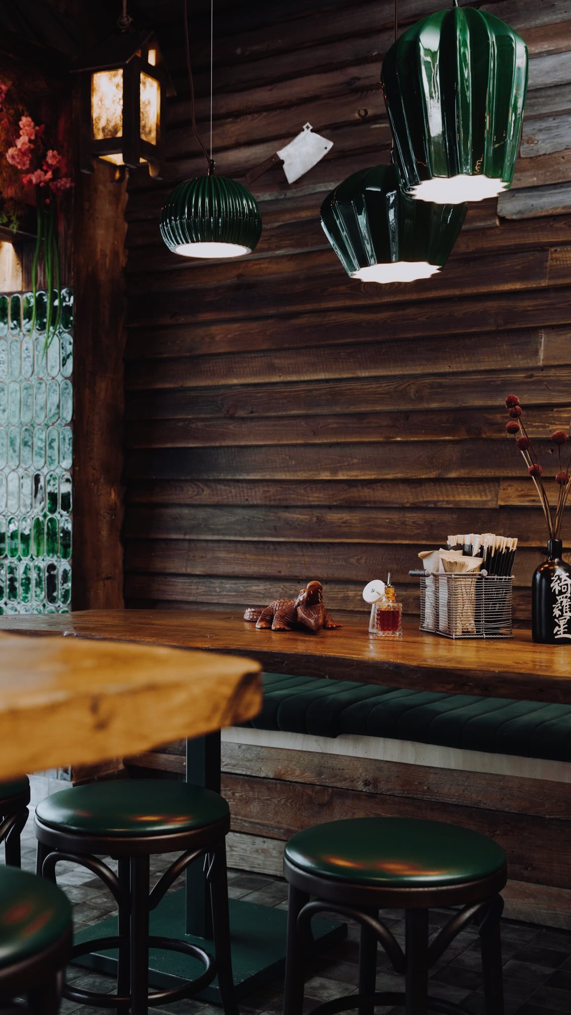 Wnętrze Arigator Ramen Shop